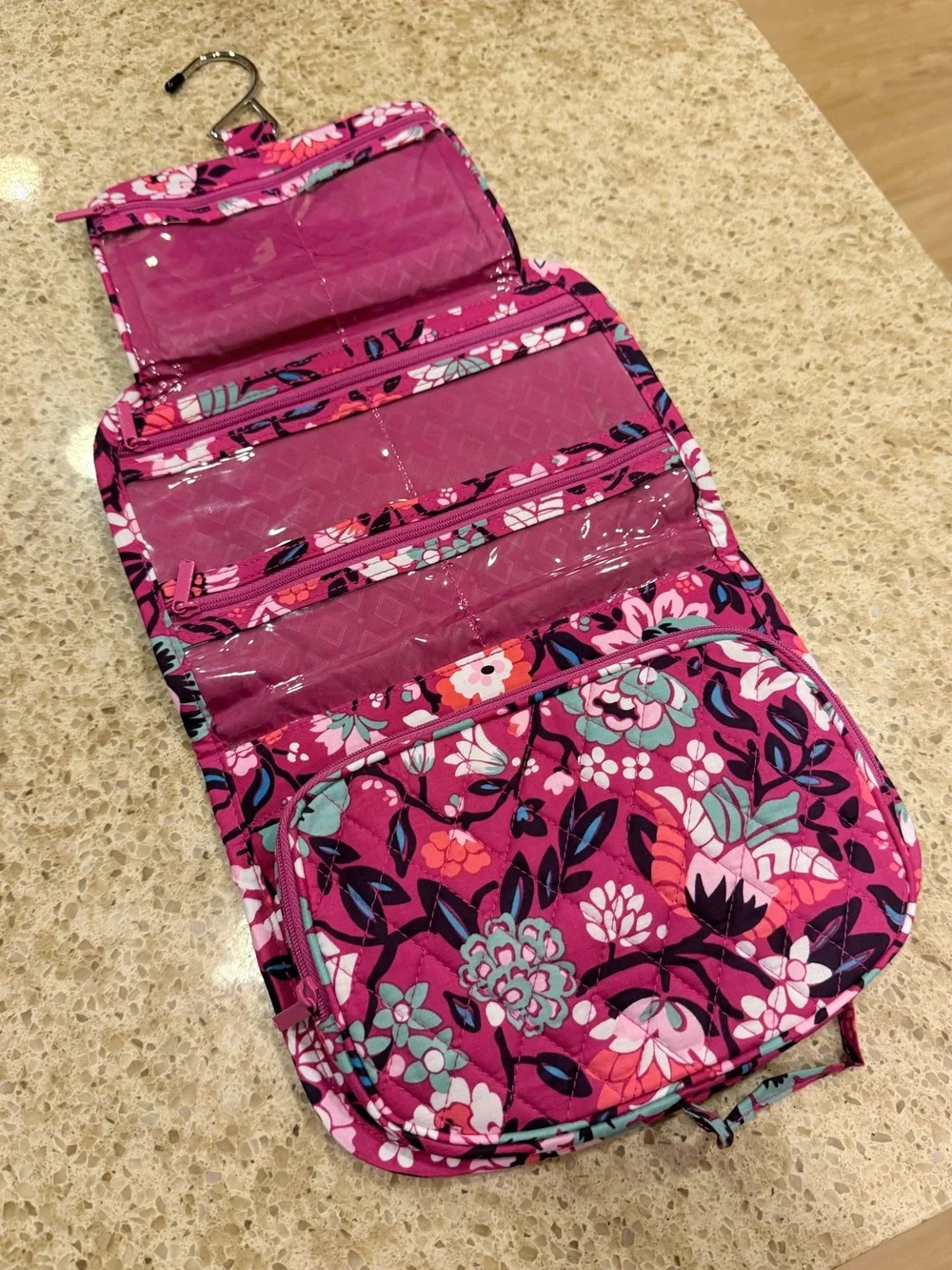 Vera Bradley Pink Floral Luggage ID Tag - Set of 2
